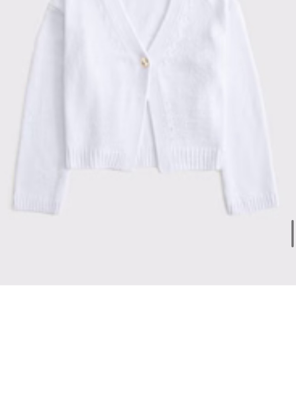 NWT Abercrombie one button cardigan
